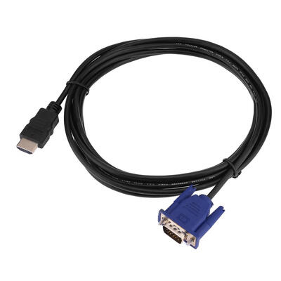 

HDMI Male to VGA Male Transfer Wire Video HDTV Converter Adapter Aux Cable