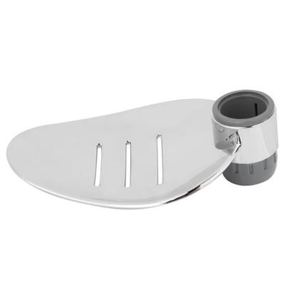 

Greensen Lifting Rod Rack Tray Shower Soap Dish Rustproof Sponge Soap Holder For Bathroom