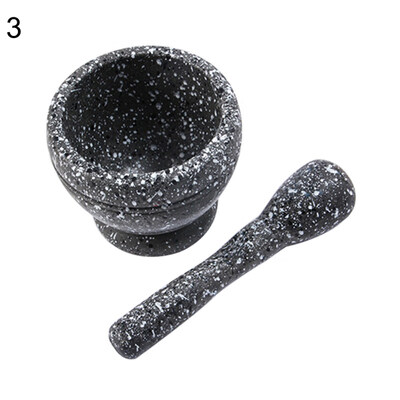 

Garlic Masher Bowl Mashing Household Crushing Jar Mortar Pestle Kitchen Gadget