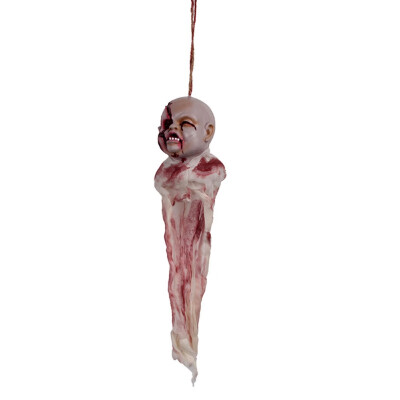 

New Hot Halloween Corpse Spooky Skull Ghost Head Pendant Scary Hanging Decor for Haunted House Bar Home Garden Hanging Decors