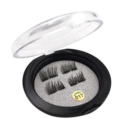 

4pcsBox 6D Natural Double Magnet ​False Eyelash Magnetic ​Fake Eye Lashes