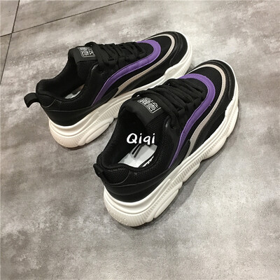 

night light gradually discoloration 2019 summer new trendy shoes 100 student sports shoes Korean version of ins
