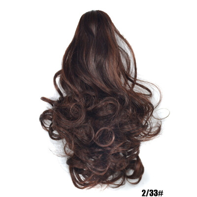 

〖Follure〗Womens Claw Thick Wavy Curly Short Ponytail Horsetail Clip Hair Extensions