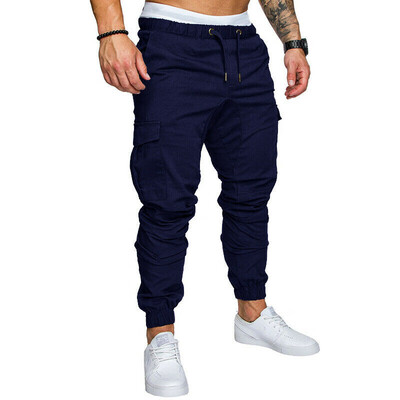 

Mens Casual Cargo Track Pants Joggers Trousers Jogging Bottoms Sweatpants