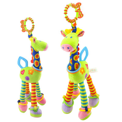 

Baby Crib Toys With Teether Infant Stroller Hanging Rattle Soft Nursery Bed Decoration Bell Activity Play Toys For 0-1 Year Boys