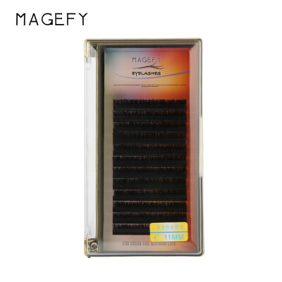 

Gobestart Individual False Eye Lashes Black Silk Eyelashes Extension False Eyelash Set