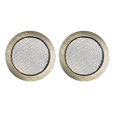 

2pcs Aeneous Screened Sound Hole Inserts for Dobro Resonator Guitar Cigar Box Guitars