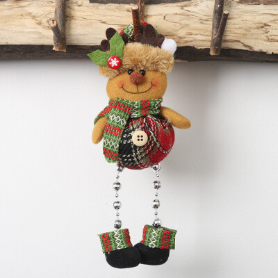 

〖Follure〗Christmas Tree Ornament Doll Hanging Snowman Santa Claus Door Window Decoration