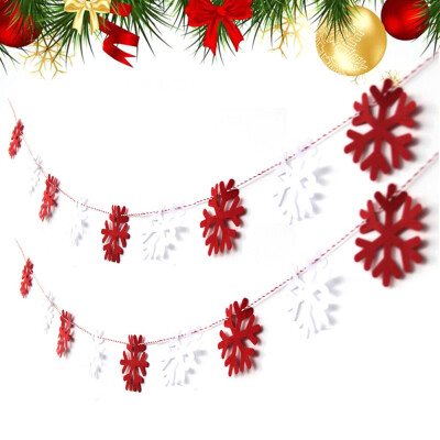 

1pcs Christmas Decorations Banners Flags Bunting Christmas Reindeer Colorful Flag Christmas Tree Party Home Decoration