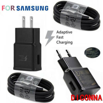 

Fast Wall Charger Adaptive For Samsung Galaxy S8 S9 Plus Note 8 A8 Type-C USB US