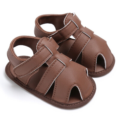 

Fashion Girls Boys Summer Style For Children PU First Walkers Shoes