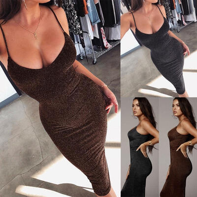 

Women Bandage Bodycon Sleeveless Summer Party Cocktail Clubwear Short Mini Dress