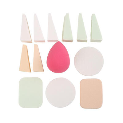 

13pcs Mixed Shaped Facial Makeup Sponge Foundation Powder Make Up Puffs