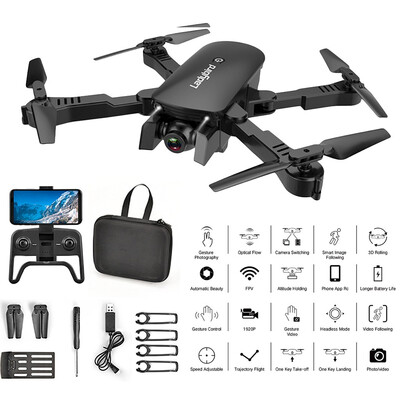 

Siaonvr 24Ghz 4CH 4K WIFI Optical-Flow Dual Adjustable Angle Camera RC Quadcopter Drone
