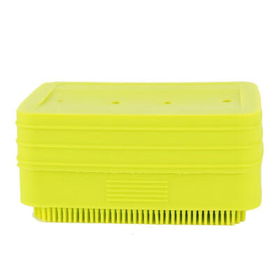 

Greensen Silicone Soap Case Holder Multi-functional Soap Dish with Soft Bristles