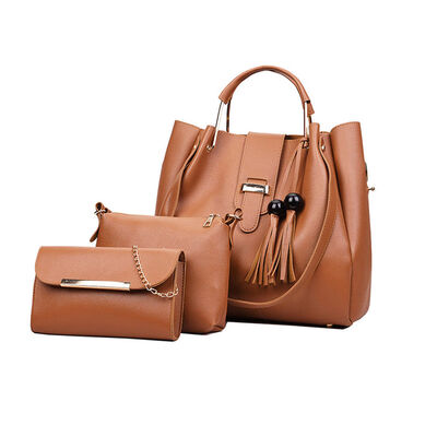 

2019 New Style Fashion Hot 3 Pieces Solid Set Composite Women Lady Leather Tote Shoulder Bag Handbag Satchel Messenger Bags