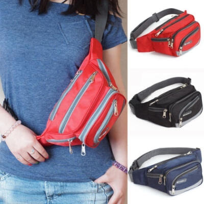 

Waterproof Sports Runner Waist Bum Bag Running Jogging Belt Pouch Zip Pack