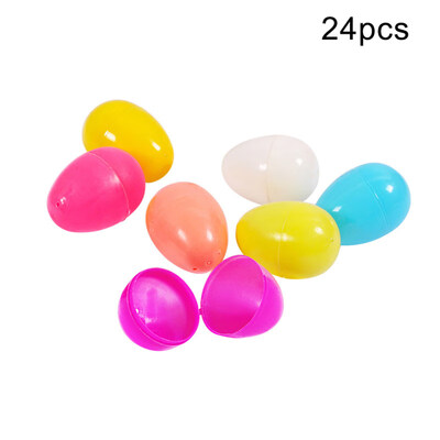 

1224Pcs Solid Color Easter Eggs Stuffer DIY Craft Decor Party Favors Kids Toy