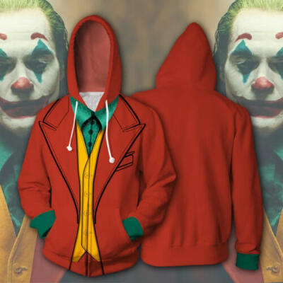 

3D Sweatshirt Hoodie Men Stephen King It Horror Clown Sportswear Cosplay US