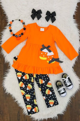 

Newborn Kid Baby Girls Halloween Party Long Sleeve T-shirt Tops Dress Pants Legging Outfit Clothes