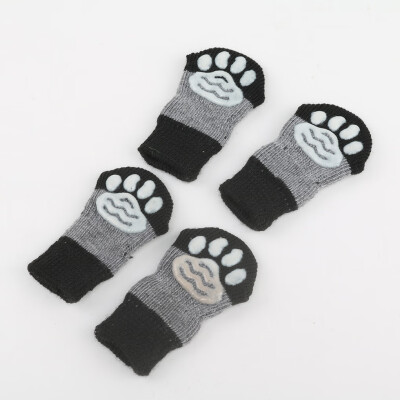 

4pcs Pet Socks Doggie Dog Cat Puppy Colorful Anti Slip Pet Product Supply