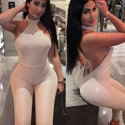 

Women Jumpsuit Romper Bodycon Playsuit Clubwear Trousers Party Long Pants