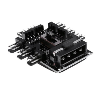 

4Pin IDE Powered 8 Way 3pin Cooling Fan Power Cable Extender Hub Accessory