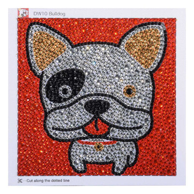 

Gobestart DIY Full Diamond Cartoon Painting Special Diamond Shaped Rhinestone Embroidery
