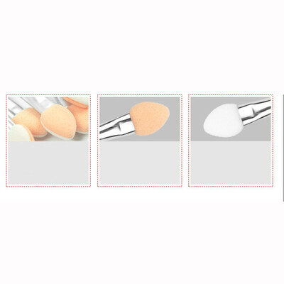 

〖Follure〗10Pcs Makeup Double-end Eye Shadow Eyeliner Brush Sponge Applicator Tool