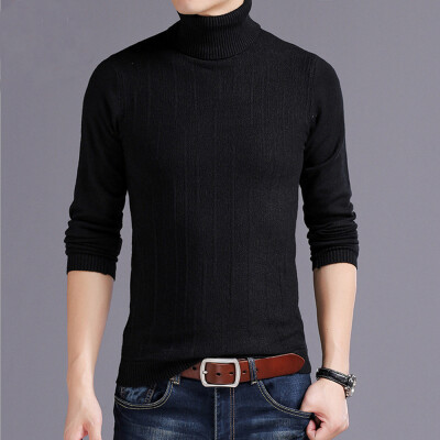 

SUNSIOM Winter Men Slim Warm Knit High Neck Pullover Jumper Sweater Top Turtleneck