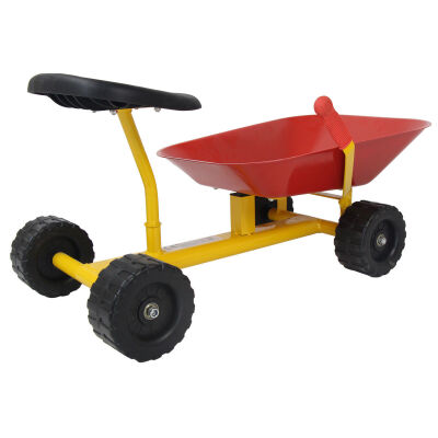 

8" Heavy Duty Kids Ride-on Sand Dumper w 4 Wheels-Red
