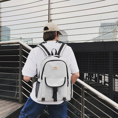 

Tailored Fashion Women Large Oxford Capacity Student Backpack Travel Couple Bag