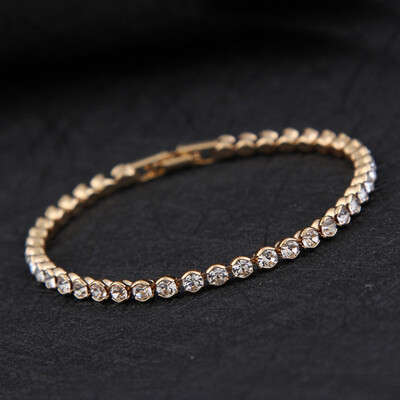

Simple Sweet Crystal Silver Plated Solid Drill Bracelet National Style Hand Jewellery Personality Fashion Bracelet Hot Gift