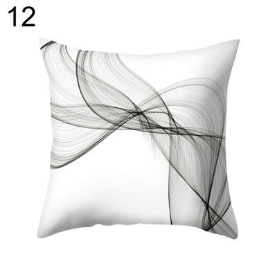 

Tulle Voile Shade Throw Pillow Case Cushion Cover Sofa Bed Car Cafe Office Decor