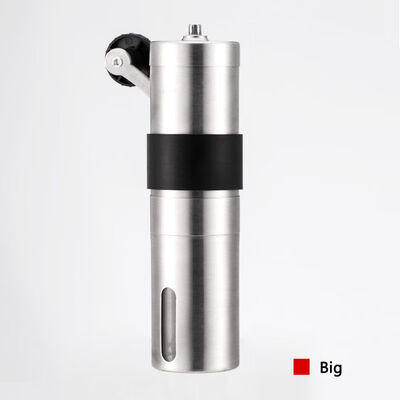 

Mini Manual Ceramic Coffee Grinder Stainless Steel Adjustable Coffee Mill with Storage Rubber Loop Easy Cleaning Kitchen Tool