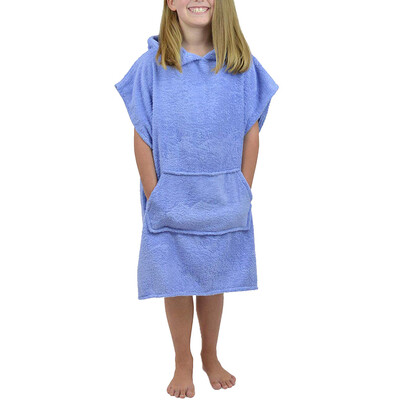 

Toddler Boys&Girls Solid Hooded Flannel Bathrobes Towel Night-Gown Sleepwear