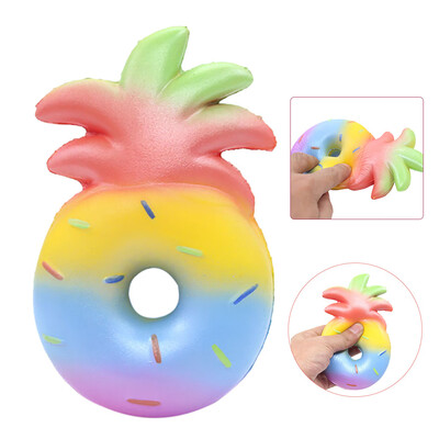 

YIWULASlow Rebound Simulation Of Colored Pineapple Donuts Decompression Venting Toy