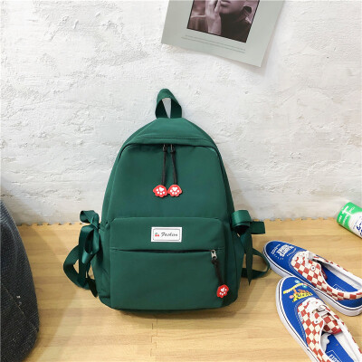 

Ancient feeling girl schoolbag female ins Korean version of high school students double shoulder bag campus simple Mori Department