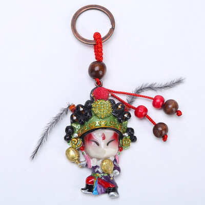 

Beijing Opera Facebook Keychain Chinese Style Featured Gift Pendant