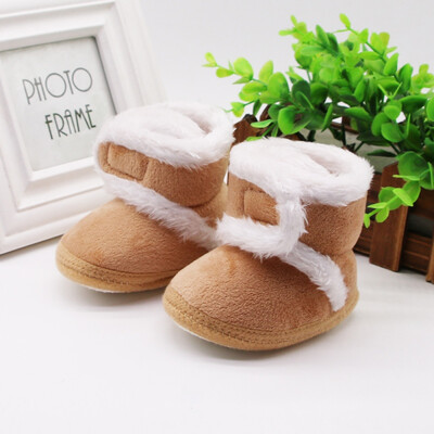 

Winter Baby Boy Girl Cotton Boots Casual Shoes First Walkers Newborn Cute Non-slip Soft Sole Shoe
