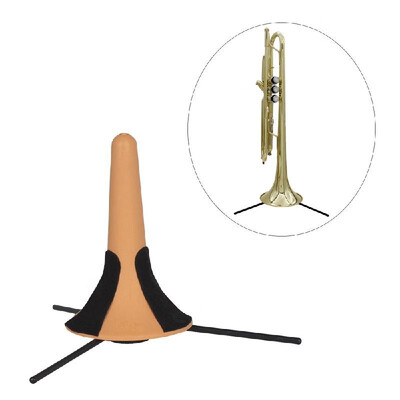 

Portable Trumpet Tripod Stand Holder Support ABS Material with Detachable Metal Leg