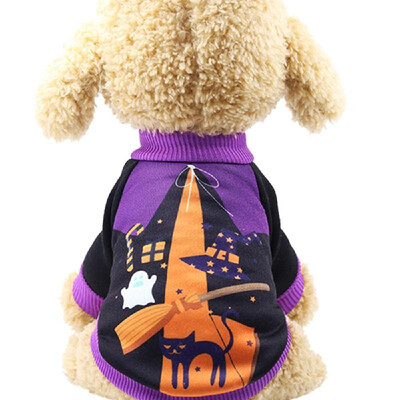 

Halloween Style Pet Dog Clothes Soft Warm Autumn Winter Puppy Coat Pet Clothing Cosplay Costumes