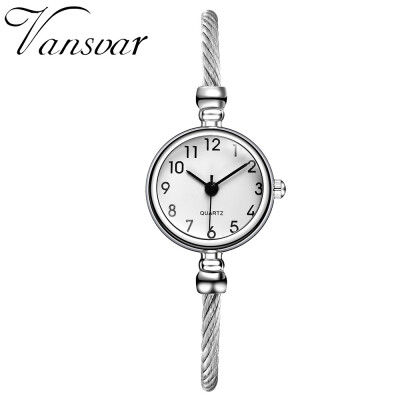 

Vansvar Luxury Women Bracelet Watches Casual Quartz Stainless Steel Bracelet Watch Wrist Watch Relogio Luxe Femmes Montres 533