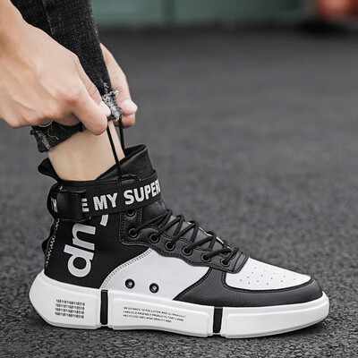

Mens shoes ins old shoes hip hop shoes tide men high shoes mens shoes tide shoes