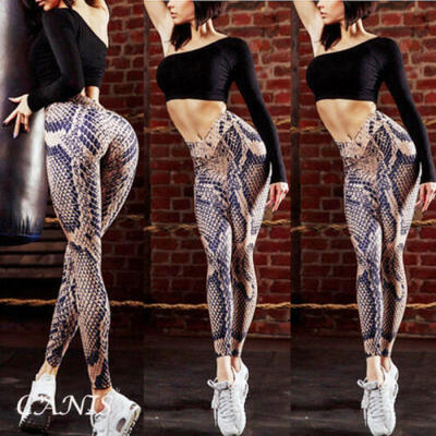 

Womens Sports Yoga Leggings Running Gym Workout Pants Fitness Stretch Trousers