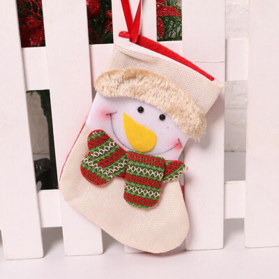 

Tailored 1pcs Christmas Mini Christmas Stockings Socks Decorations Socks Stocking Bag