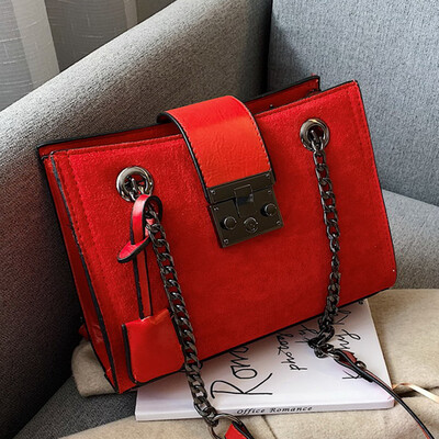 

French minority small bag women 2019 autumn new simple frosted shoulder bag fresh ladies messenger bag
