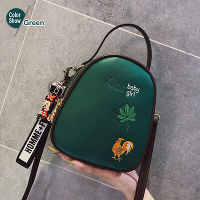

luxury handbags women bags designer Fashion Embroidery crossbody bags for women 2019 PU leather womens shoulder bolsa feminina