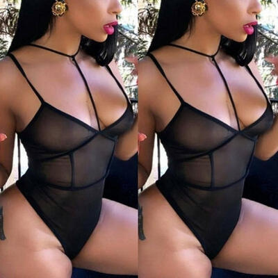 

SexySissy Women Lingerie Lace Black Babydoll G-String Underwear Nightwear New