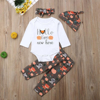 

UK Halloween Newborn Baby Boy Girl Romper Bodysuit Jumpsuit Pants Clothes Outfit